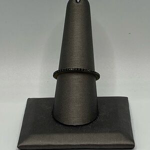 Freida Rothman  Black Stone Stacking Women's Ring